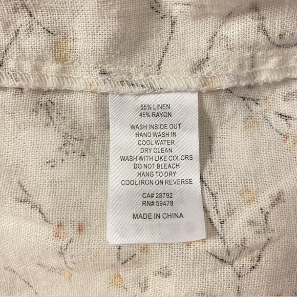 House of Harlow 1960 linen-blend midi dress Sz M - Picture 11 of 12